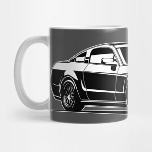 Ford Mustang pony GT 2005 illustration graphics Mug